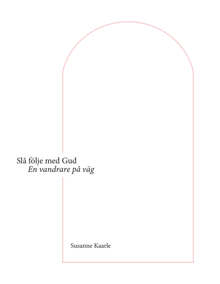 Diktbok - Slå följe med Gud